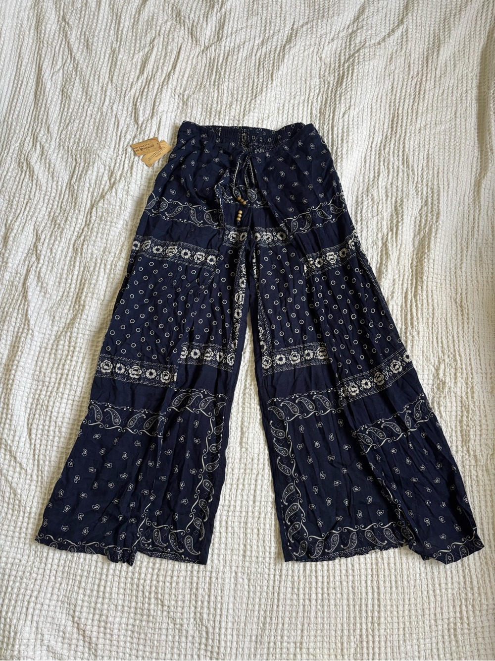 RARE Ralph Lauren NWT Bandana Wide Leg Pants